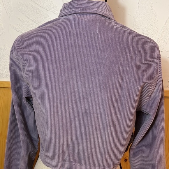 TNA Lavender Dixon Cropped Corduroy Jacket Sz-2XS - Picture 5 of 8